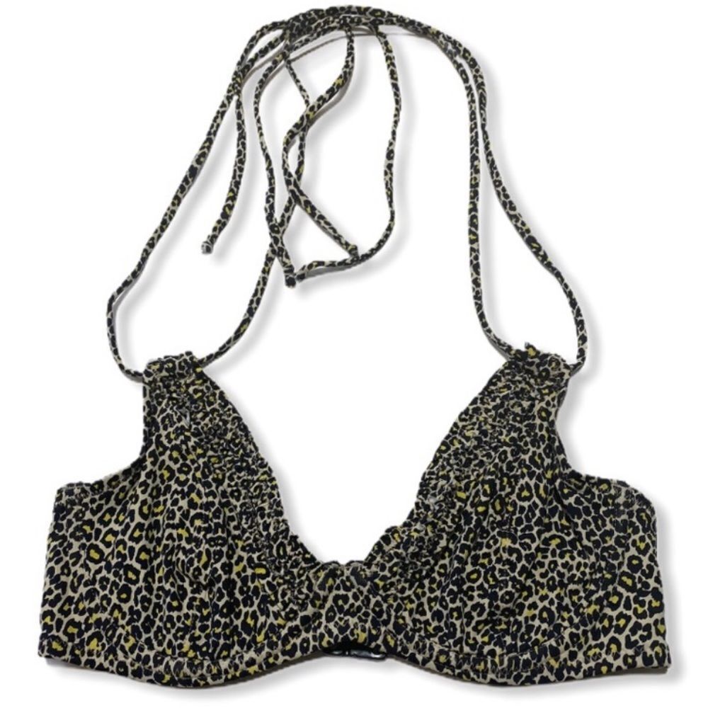 Animal Print Bikini Top